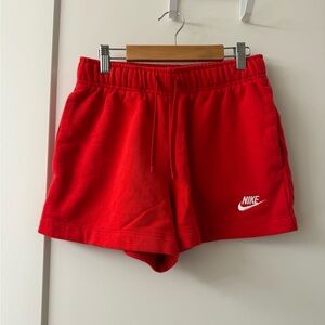 Nike Women's Athletic Red Shorts